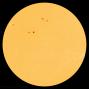 Sunspot AR3213 has a 'delta-class' magnetic field that harbors energy for X-class solar flares. [Photo courtesy of NASA SDO/HMI]