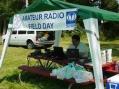 Ron Nutter, KA4KYI and the digital station.  Don't forget to pick a public place, put up a sign, and public info table (especially a few months after a MAJOR disaster), and you will raise the awareness of amateur radio.