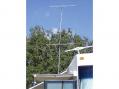 Stacked Moxon 6 meter antennas on the RV