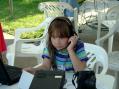 Our youngest operator Alona age 8 made her first two HF contacts.