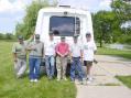 The Metro DX Club Field Day Team in front of their First Class operating position.