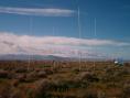 Mojave, Calif. - 40 meter 4 square, 16 elevated radials.