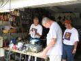 Dave (KA5IIS), Mike (K5BZM), and Bob (KG5R) setting up the GOTA station.