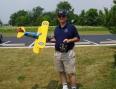 N8GU with his electric powered R/C PT-17 on 6 meters.