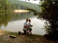 I found the "fishing" much more productive in the IARU then at the lake.  But, the boys and I had a great time drowning a few worms just the same.