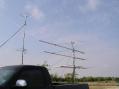 View of the rover and antennas