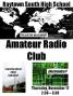 Raytown South Amateur Radio Club flyers distributed in the school hallways and science classes.