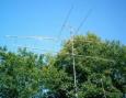 6m 2 ele HB on top
432 25 ele k1fo middle
2m 10 ele HB 
6m loop lower right corner