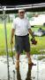 Alan, N2YGK, our ARES/RACES head standing in our grounding water field.