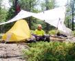 QRP/Backpacking on Raspberry Mountain Colorado with my pack goats Peanut and Rooster 