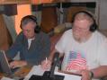 Paul, N0PL, working 20 meter CW, with Mark, KB7SFA doing the logging duties.