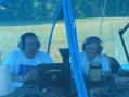 WA5QGD and KD5DAY at the Satellite Station