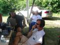 Kent W4JJF (closest), Wayne N4HWH and Catherine WB4CAT
