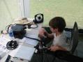 Joey Jones operating the 20m station