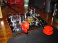 The Vibroplex 170 Straight Key / Vibrokeyer combo used at WB6IYM for SKN 2007