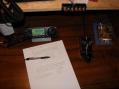 Icom 706 and Chinese made key next to a Profi