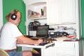 Dennis, K1YPP using Vibroplex, black based, Straight-Key with Yaesu FT-857 at 5W.