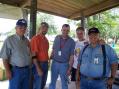What a fearsome five!
<p>
Left to Right-
Charles-KC5UEG,  OK Assistant SEC; 
Kevin-KD5WUP, OK SEC; 
James - OKC American Red Cross Assistant Director Response; 
John-WB5SYT OK SM; and 
Bill-KD5BOB SCARS President and levity coordinator</p>