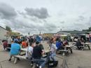 Fair food is popular fare at Dayton Hamvention as crowds gather for lunch.
