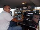 KA2LIM at his rover station, working one on 10GHz from FN32kp