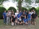 The cleanup crew composed of the hardiest field day attendees