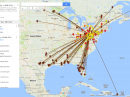 K8GP/R - FN00rg QSO map 50-432 MHz