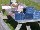 VO1MRC 1A Battery.  Plenty of sun and over an amp of solar charging current! 