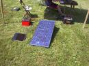 Lots of sun and solar panels kept the batteries charged