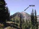 Dege Peak, 7006 ft above sea level, the site of the W7DK VHF contest expedition.