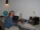 Nigel G3TXF operating from the OE9XRV Bregenz club station