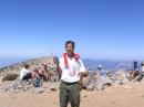 Kq6ee standing at the top of Mt. San Antonio ( BALDY ) working on qrp