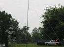 W5GI Mystery Antenna on Fiberglass pole