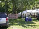 Welcome to the TARC Field Day 2004!  Visible at the front is our Information Tent with the Operating Tent in the background.
