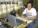 Rick, W7LKG, operated the 20 Meter CW station. Nearly 600 QSOs were made.