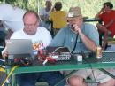 Dave, N9DTZ and Bryan, N4EBC, at the 40M station
