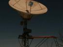 My 4.5m dish in the moonlight.