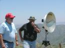 Ray, WA6OWM, and Dennis, WA6NIA, make another one on 10 GHz