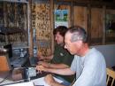 On this one Réal VE2GB is making CW QSO and André VE2AC is logging at the computer.