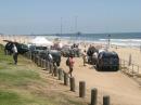 A very public location right next to Lifeguard Tower 20 was selected for this year's event.