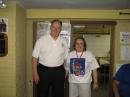 Joyce KA2ANF and Councilman Bisaillon