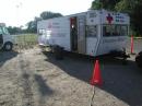 Red Cross communications trailer.