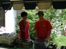 Jake Stone KB1IVN getting his friend Dave interested in Ham radio