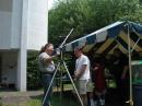 Jim Marcus N1FZE trying to get a satellite.