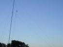 The CW station made good use of a simple wire Vee beam this year that played well on 40-10. (N0AX photo)