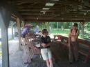 W1BD - Central Vermont ARC - Every Field Day needs a take-down and clean up crew.  Almost everyone was helping out...
