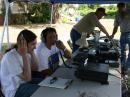 Working 20 meters, KG6EYC and WA6RIV.