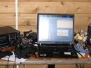 The FP/N6RA station.  Accompanying luggage on trip was nearly 300 pounds!