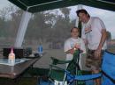 Haley and Steve Canfield at the 10m/15m station.