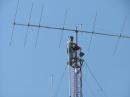 During the installation of my 6M 7ele @ 146ft (yes. i'm this guy)