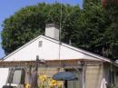Here is my antenna and radio set up in the back yard